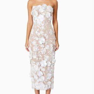 Elliatt Helena Strapless Midi Dress - Bridal!
